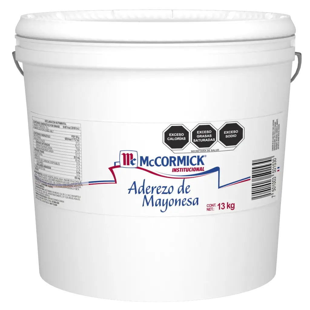 [ADEDEMAY 13-13KG] ADEREZO DE MAYONESA MCCORMICK 13 KG