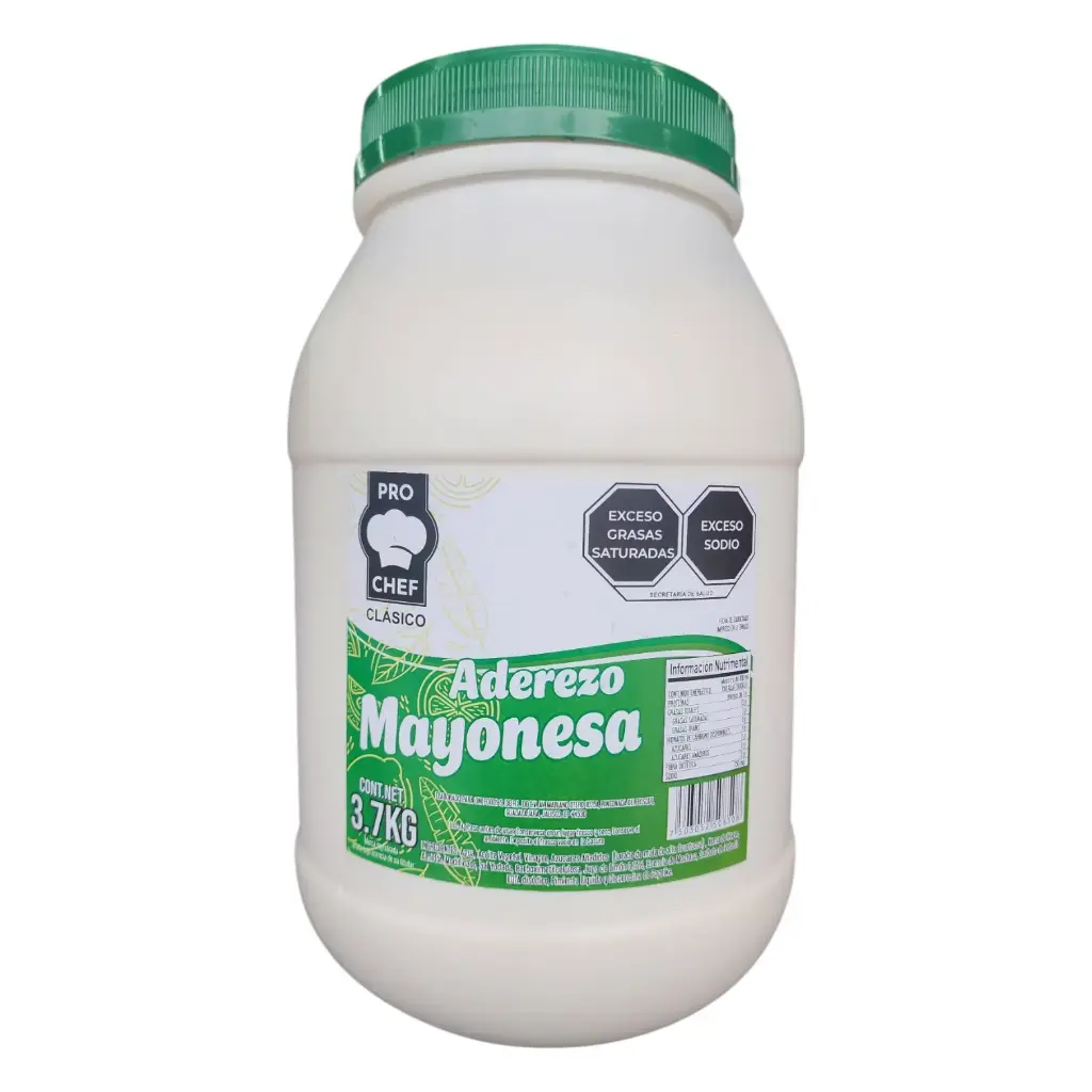 [ADEMAYPRO OR-3.7KG] ADEREZO MAYONESA PRO CHEF ORIGINAL 3.7 KG