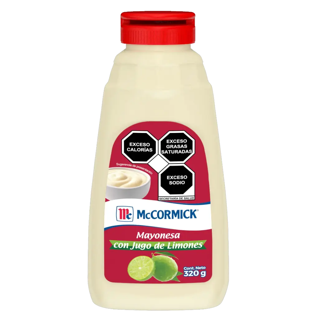 MAYONESA CON JUGO DE LIMON MCCORMICK 320 G