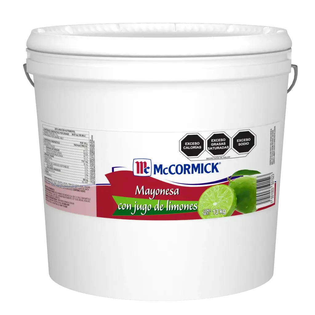 [MAYCONLIM 13-13KG] MAYONESA CON LIMON MCCORMICK 13 KG