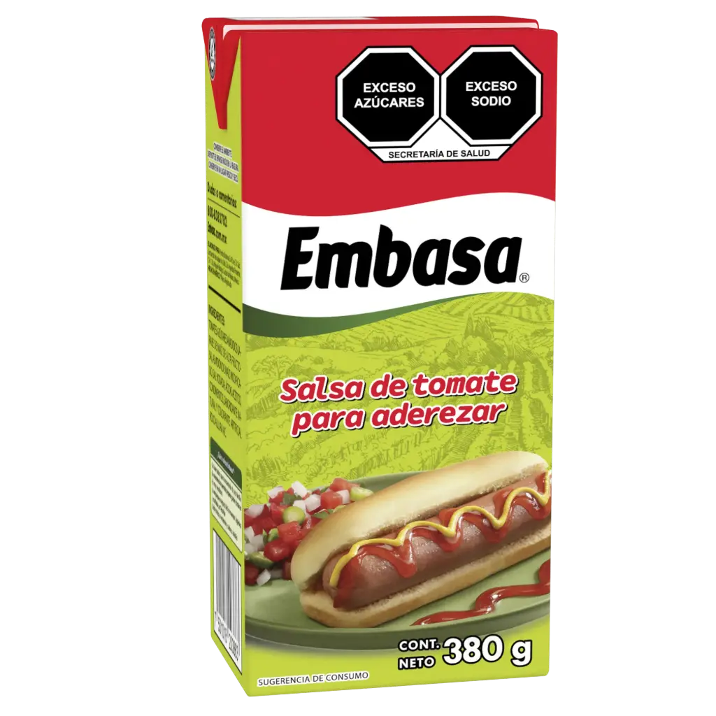 [SALCATEMB G-380G] SALSA CATSUP EMBASA 380 G