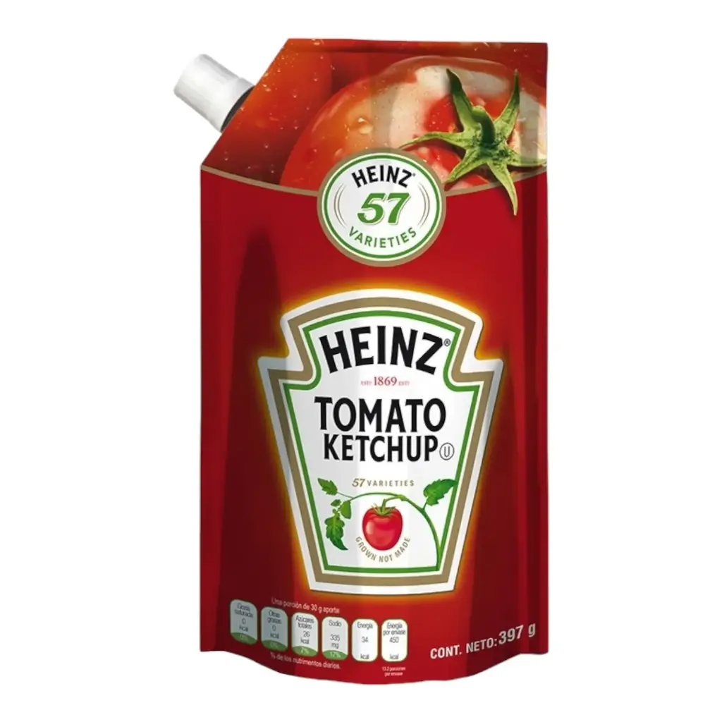 SALSA CATSUP HEINZ DOY PACK 397 G