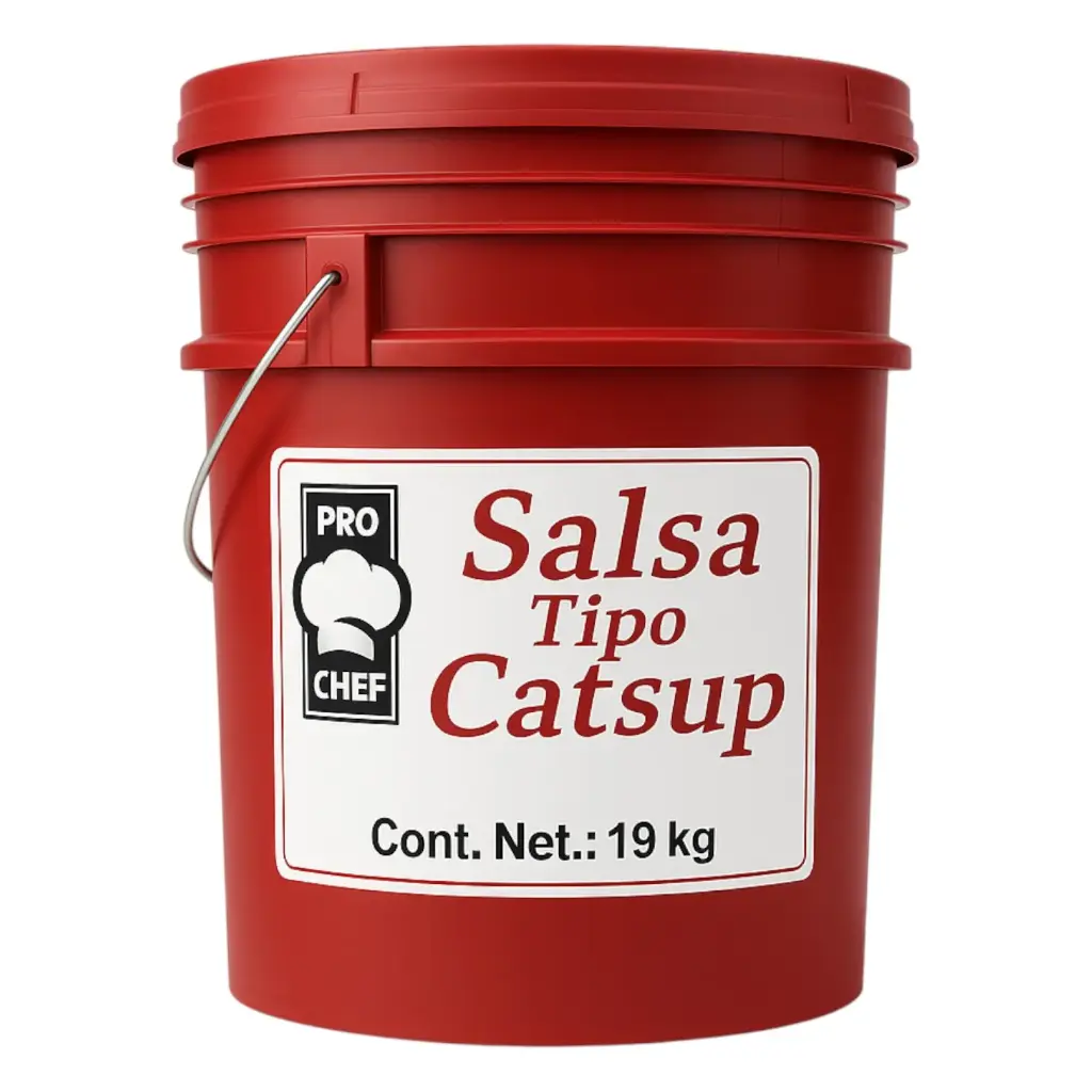 [SALCATPRO CU-19KG] SALSA CATSUP PRO CHEF CUBETA 19 KG