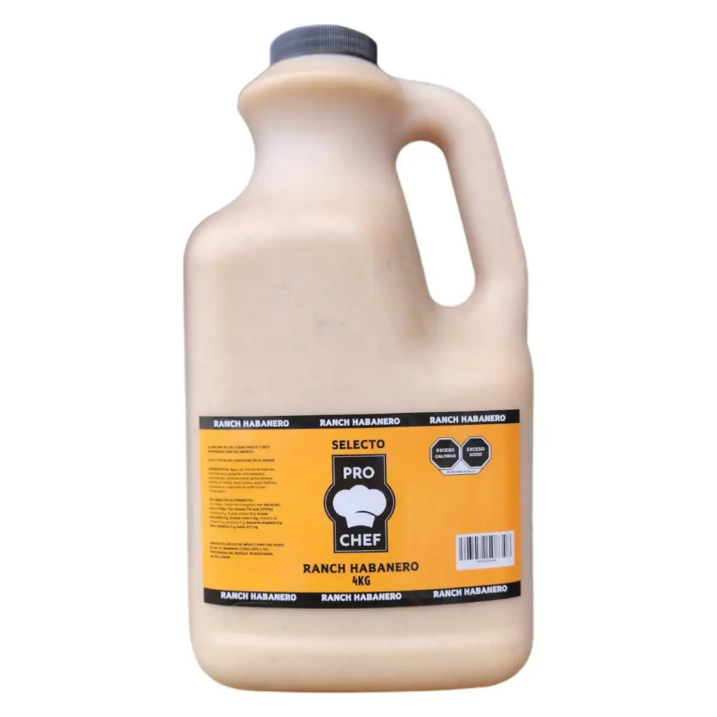 [ADERANHAB PR-4KG] ADEREZO RANCH HABANERO SELECTO PRO CHEF 4 KG