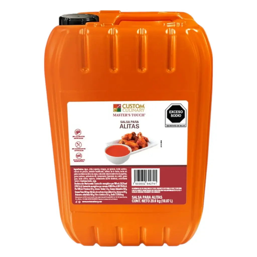 SALSA ALITAS CUSTOM CULINARY BIDON 20 KG
