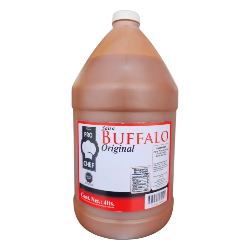 SALSA BUFFALO ORIGINAL CLASICO PRO CHEF 4 LT