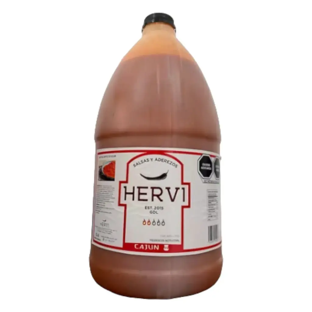 [SALCAJHER KG-3.79KG] SALSA CAJUN HERVI 3.79 KG