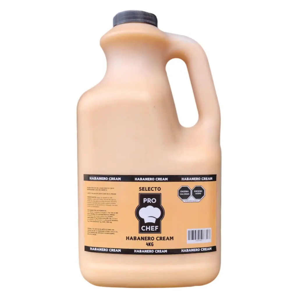 [ADEHABCRE PR-4KG] ADEREZO HABANERO CREAM SELECTO PRO CHEF 4 KG