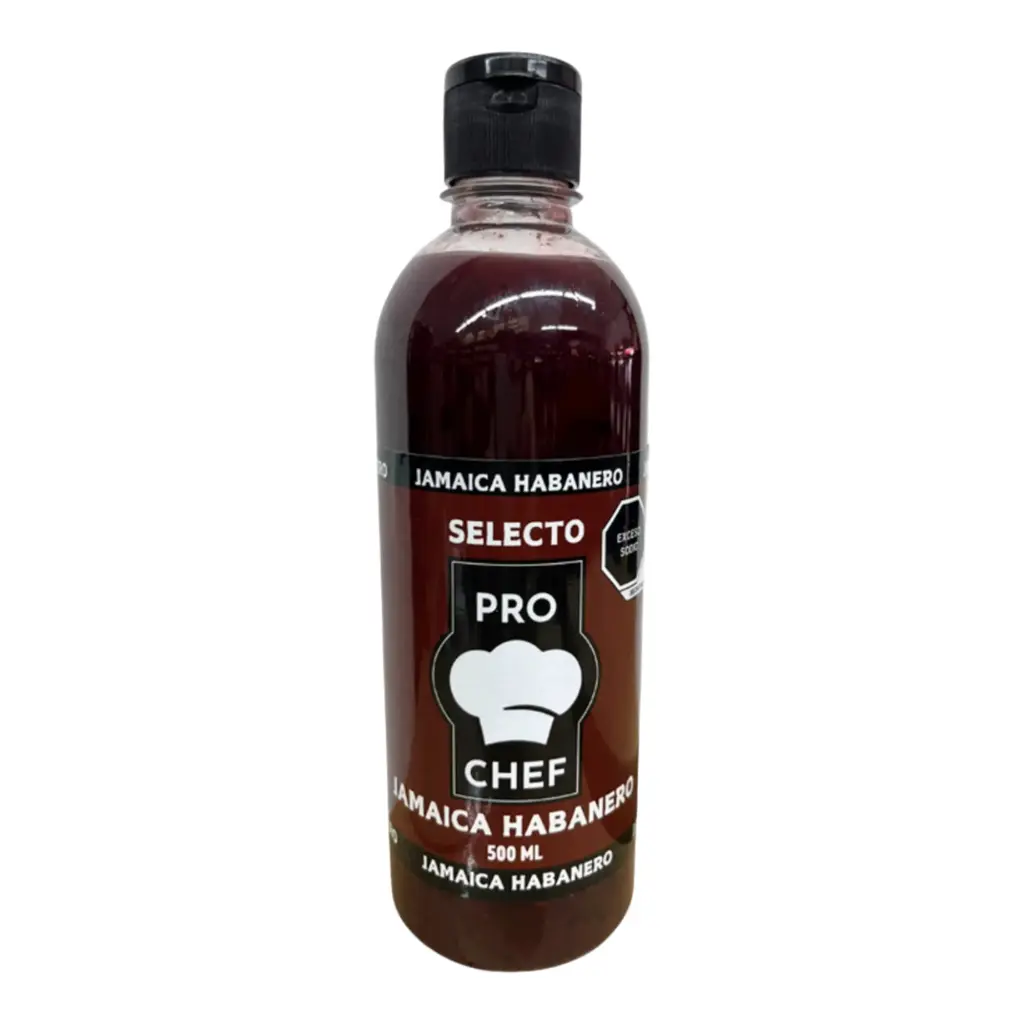 SALSA JAMAICA HABANERO SELECTO PRO CHEF 500 ML