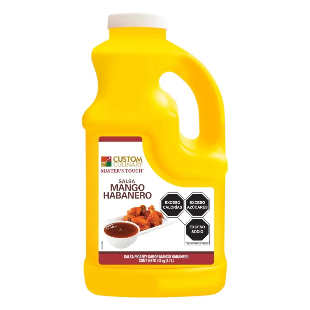[SALMANHAB CU-4.3KG] SALSA MANGO HABANERO CUSTOM CULINARY 4.3 KG