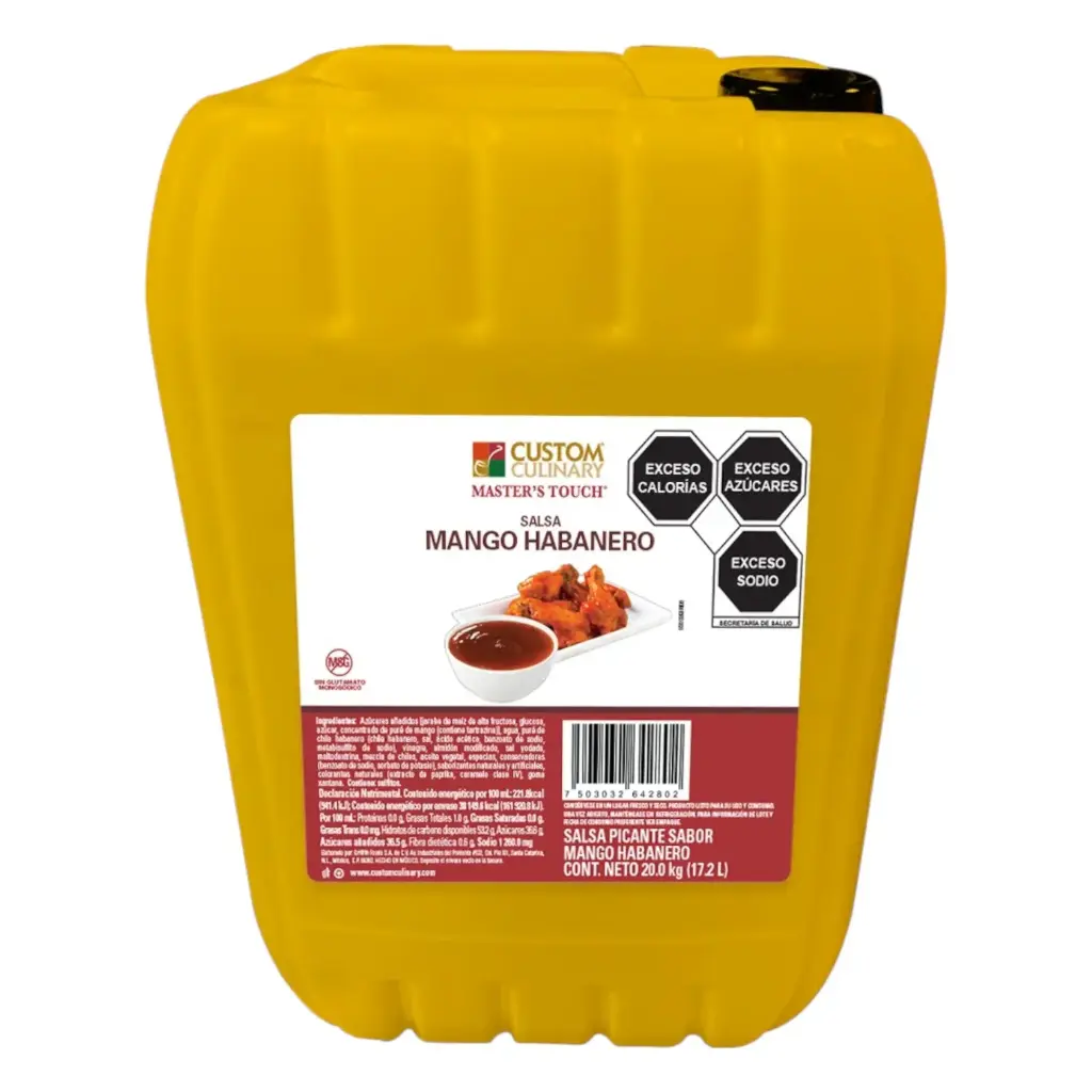 [SALMANHAB CU-20L] SALSA MANGO HABANERO CUSTOM CULINARY BIDON 20 LT
