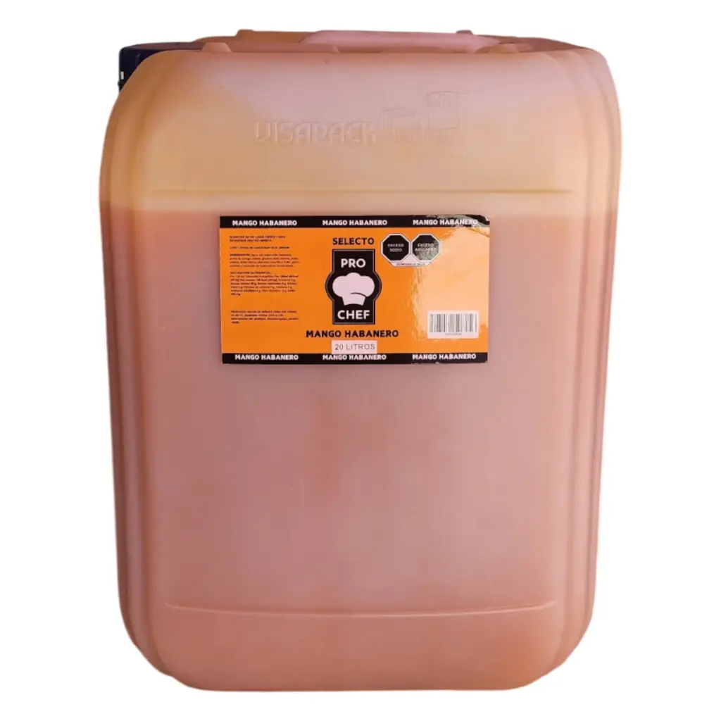[SALMANHAB PR-20KG] SALSA MANGO HABANERO SELECTO PRO CHEF 20 KG