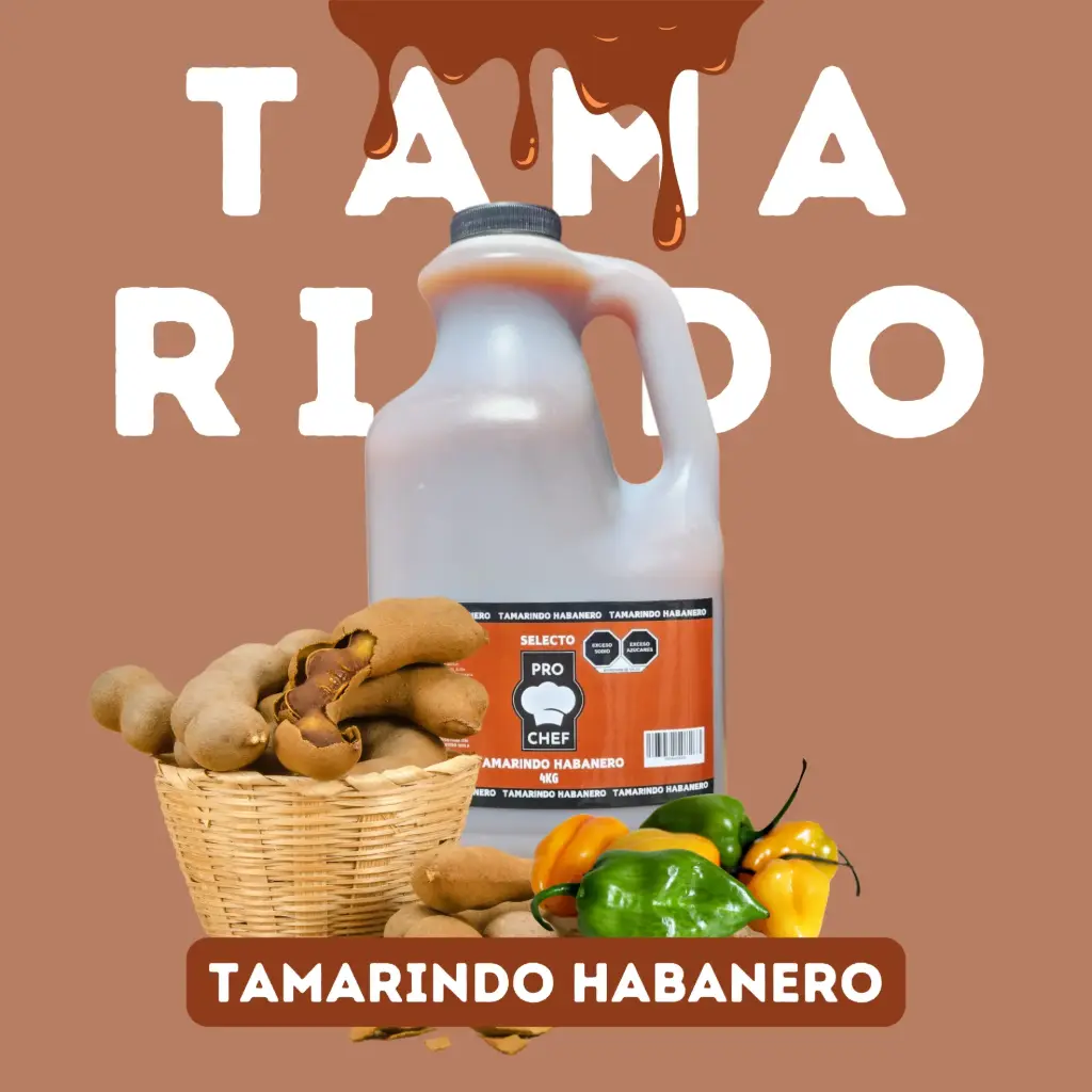 SALSA TAMARINDO HABANERO SELECTO PRO CHEF 4 KG