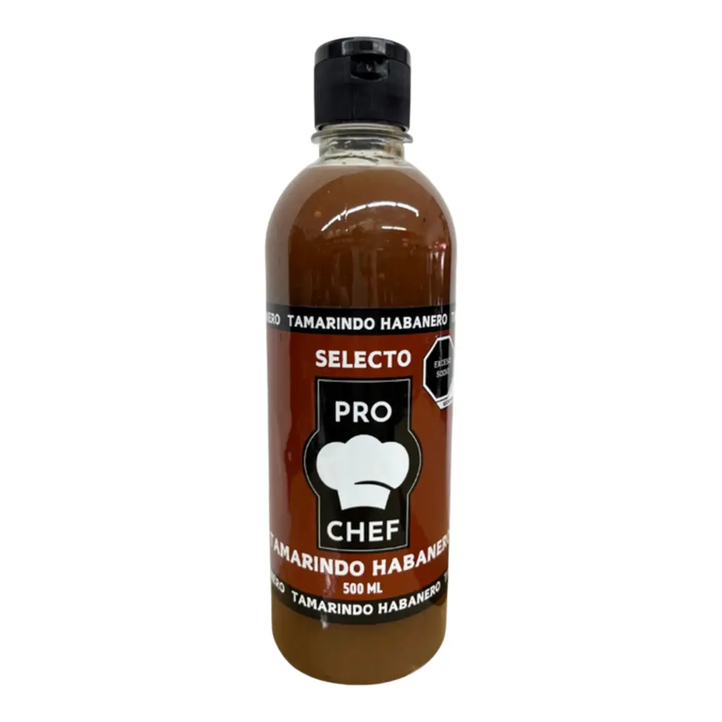 SALSA TAMARINDO HABANERO SELECTO PRO CHEF 500 ML