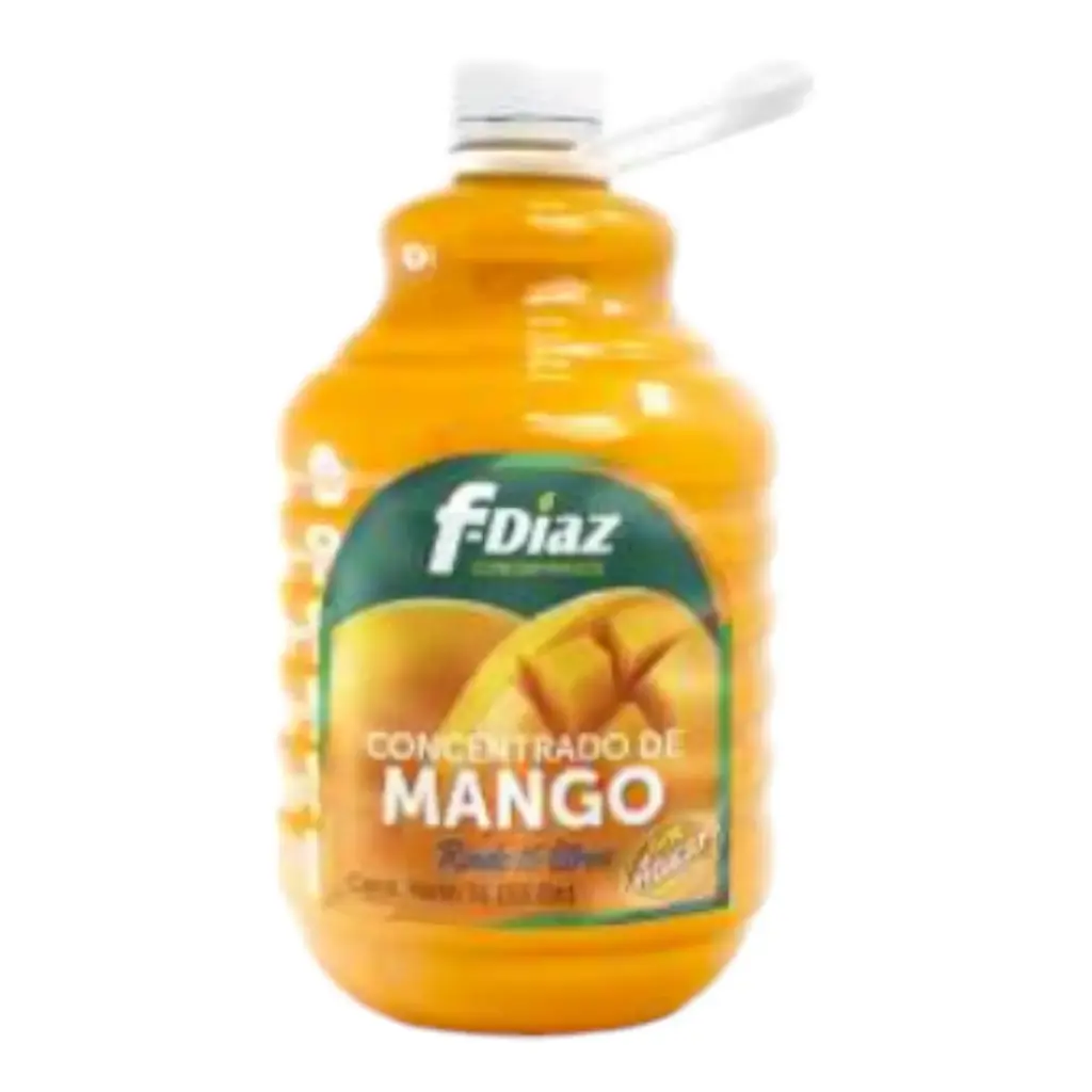 [CONDEMAN AZ-1L] CONCENTRADO DE MANGO SIN AZUCAR F DIAZ, 1 LT