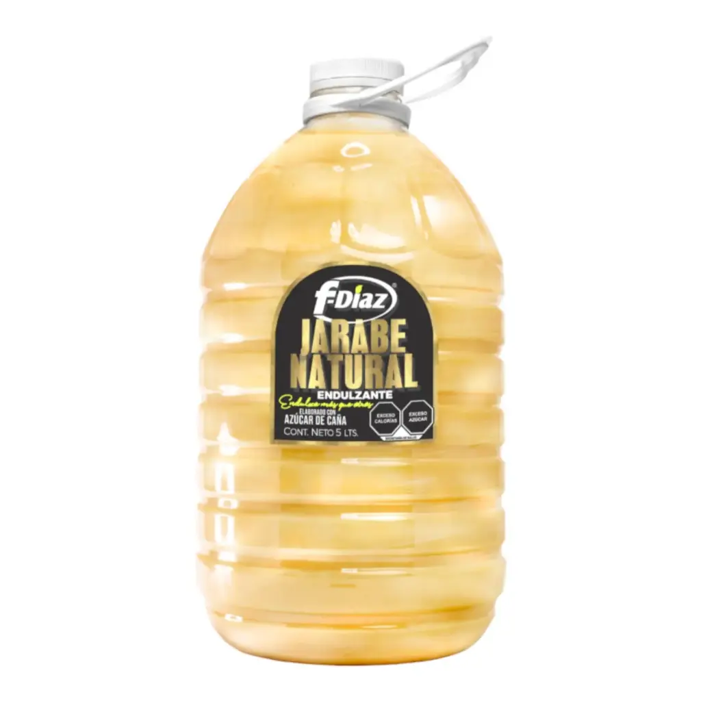 JARABE NATURAL ENDULZANTE FDIAZ, 5 LT