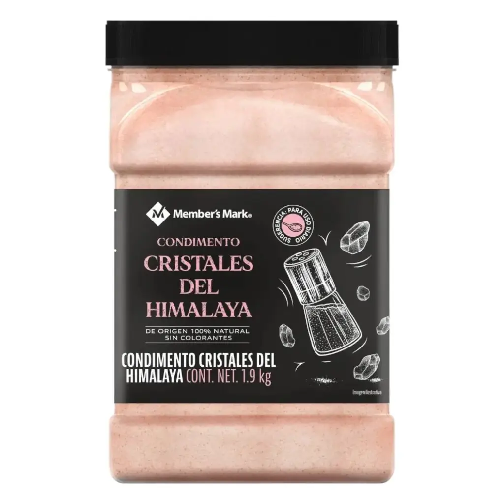 CONDIMENTO CRISTALES DE HIMALAYA MEMBER'S MARK 1.9 KG