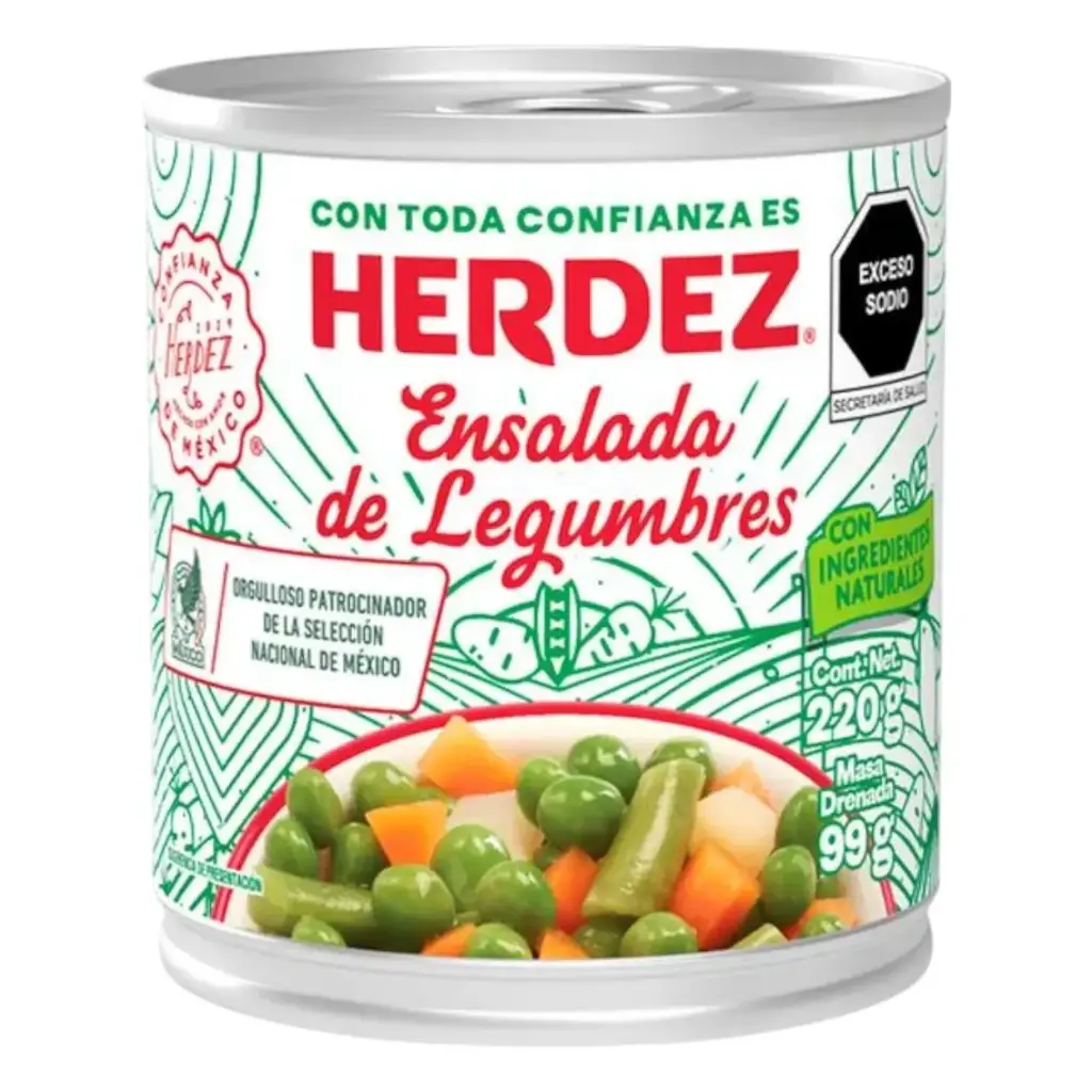 ENSALADA LEGUMBRES HERDEZ 220 G
