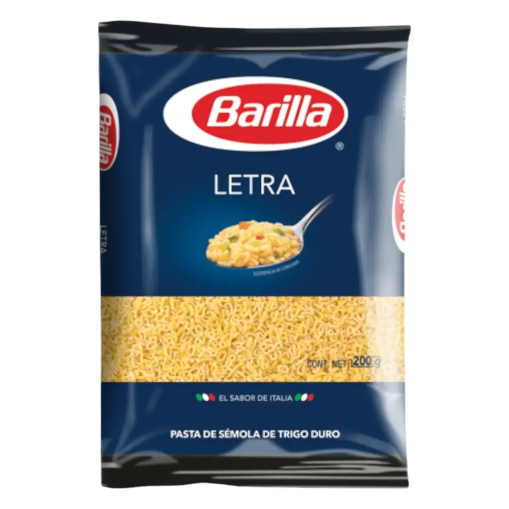 PASTA LETRA BARILLA 200 G