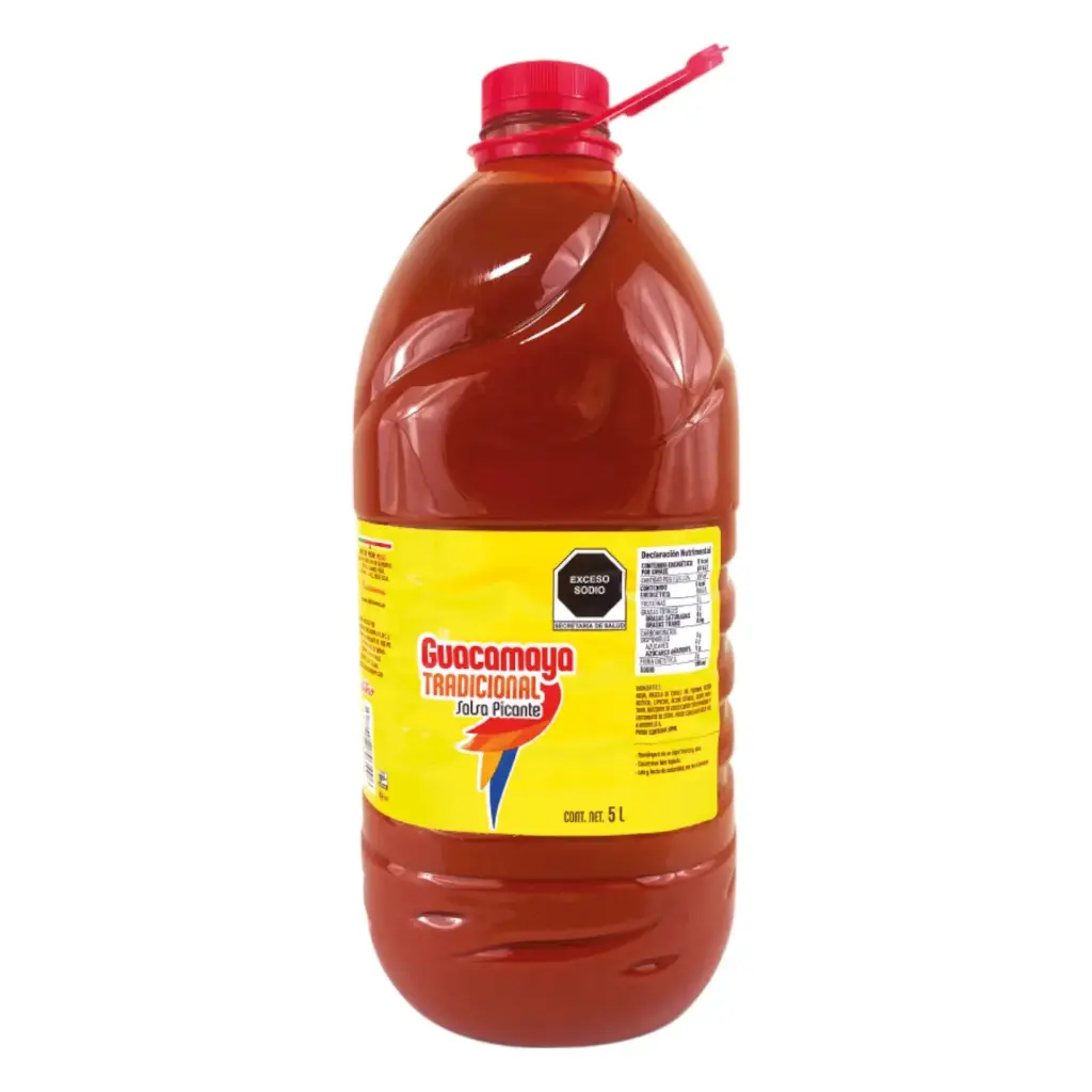 SALSA PICANTE TRADICIONAL LA GUACAMAYA 5 L