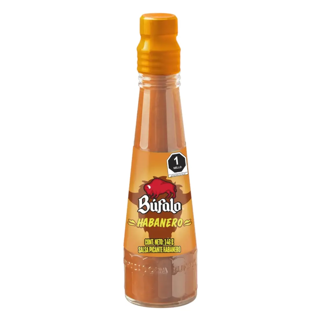 [SALBUFHAB G-144G] SALSA BUFFALO HABANERO 144 G