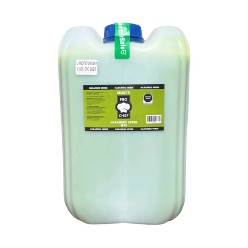 SALSA CHILE HABANERO VERDE SELECTO PRO CHEF 20 KG