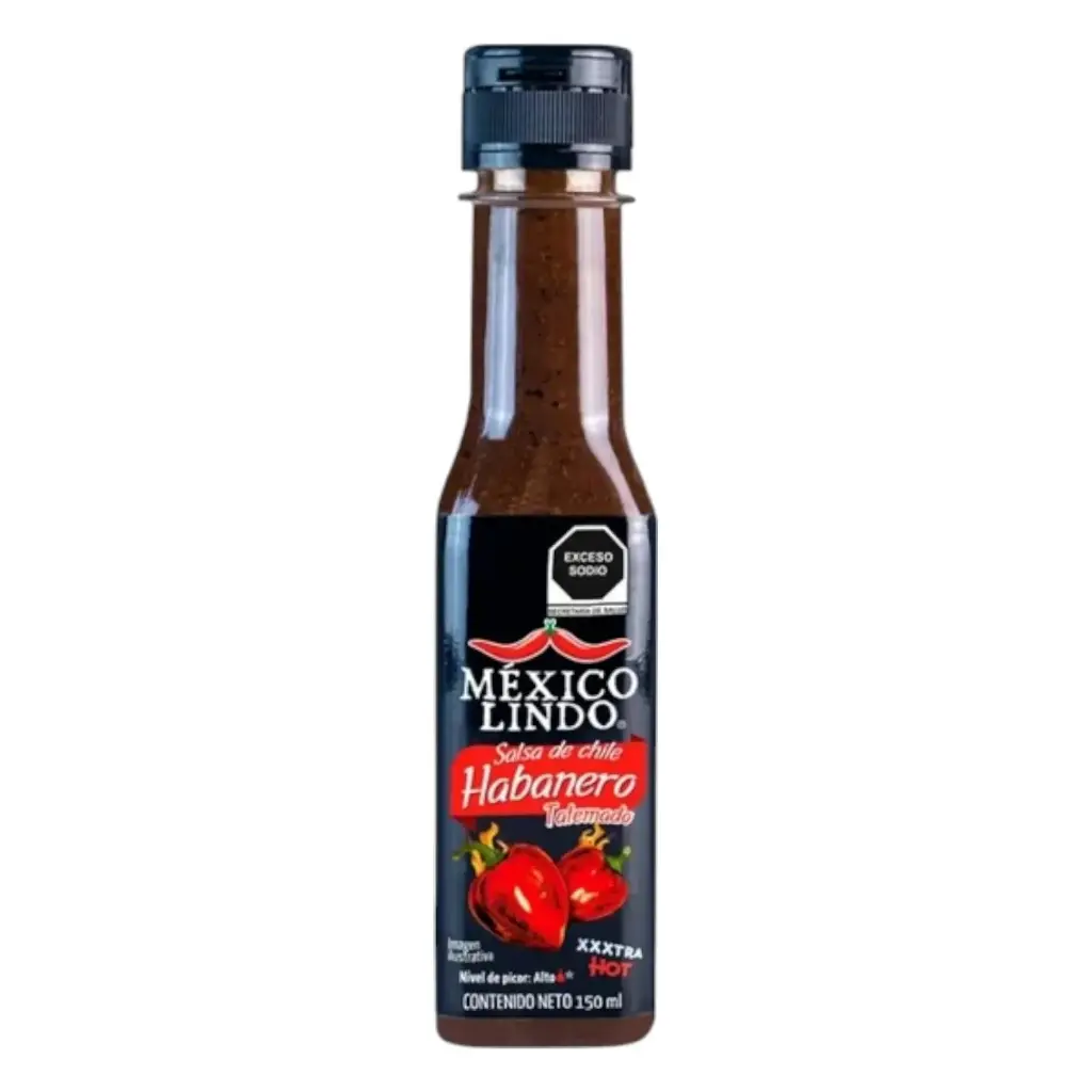 SALSA HABANERO TATEMADA MEXICO LINDO 150 ML