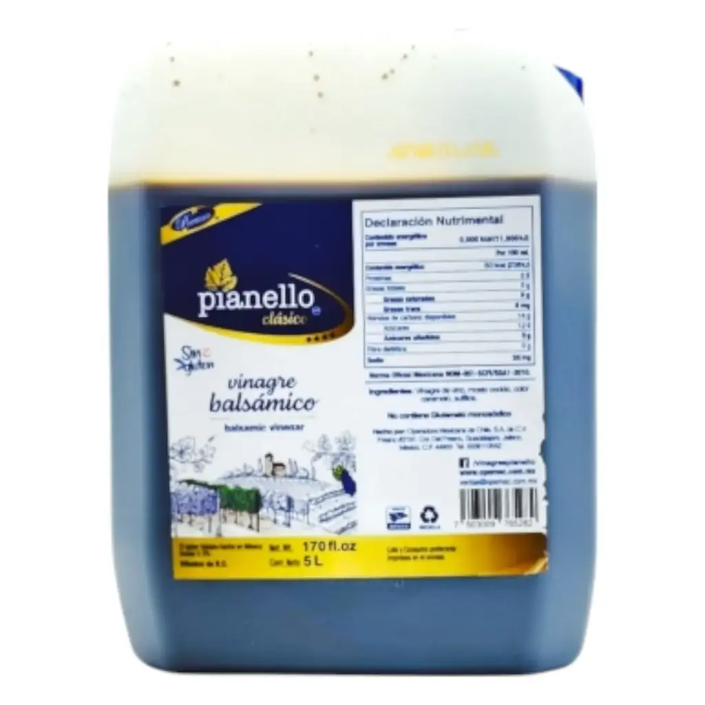 [VINBALPIA LT-5L] VINAGRE BALSAMICO PIANELLO 5 LTS
