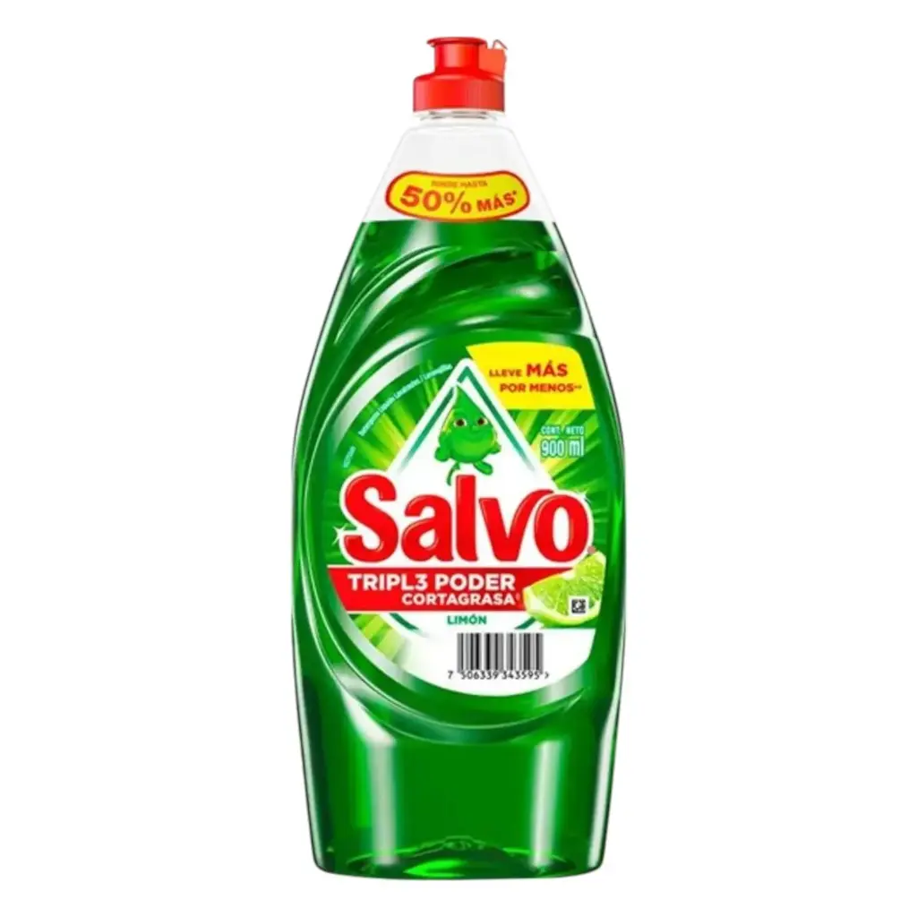 [SALLIM900-900ML] DETERGENTE LIQUIDO SALVO 900 ML