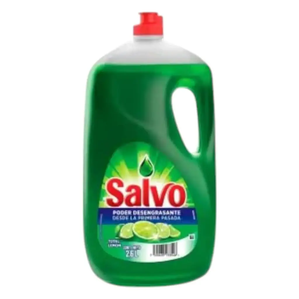 DETERGENTE LIQUIDO LAVATRASTES SALVO 2.6 LT