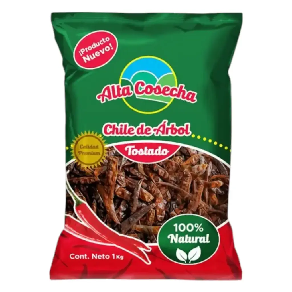 CHILE ARBOL TOSTADO ALTA COSECHA 900 G