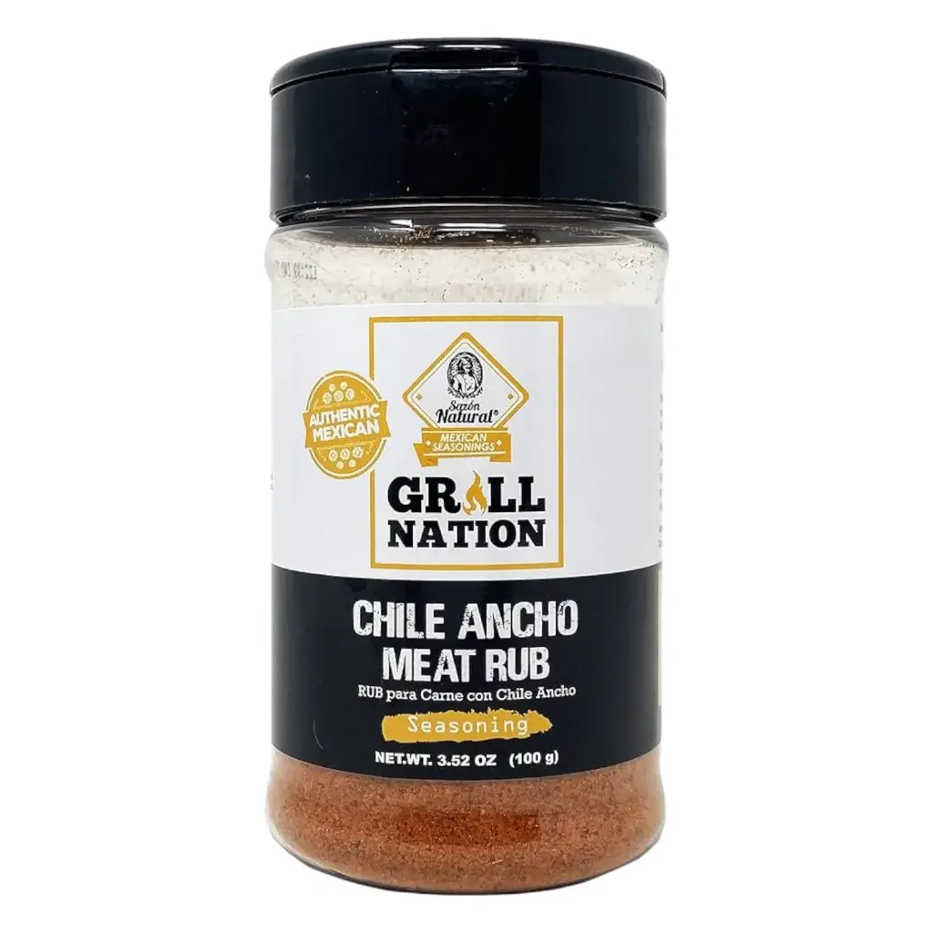 CHILE ANCHO MEAT RUB SAZON NATURAL 100 G