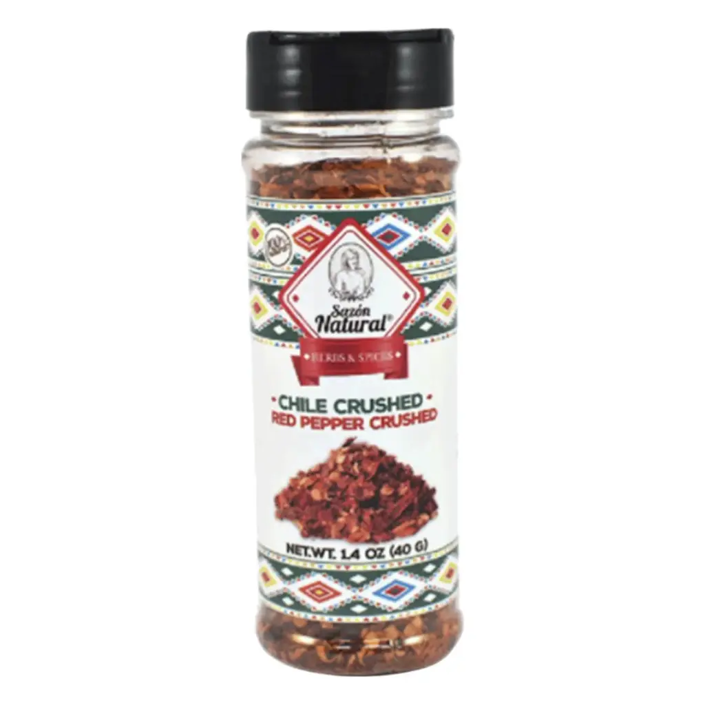 [CHIARBHOJ NA-40G] CHILE ARBOL HOJUELA SAZON NATURAL 40 G