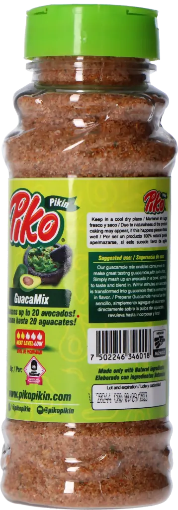 [PIKPIKGUA NA-150G] PIKO PIKIN GUACAMIX SAZON NATURAL 150 G