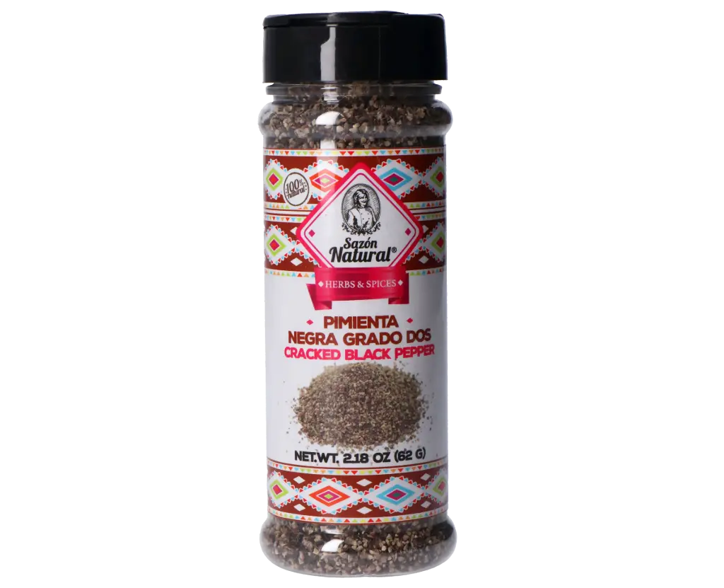 [PIMNEGQUE NA-62G] PIMIENTA NEGRA QUEBRADA SAZON NATURAL 62 G
