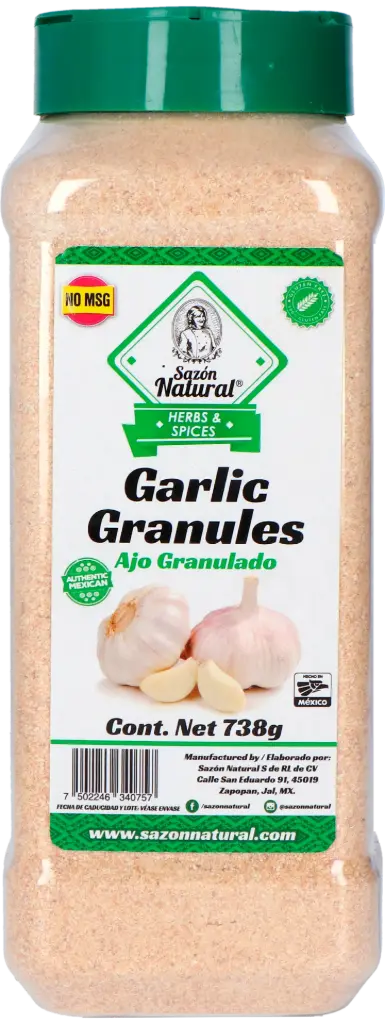 [AJOGRASAZ 73-738G] AJO GRANULADO SAZON NATURAL 738 G