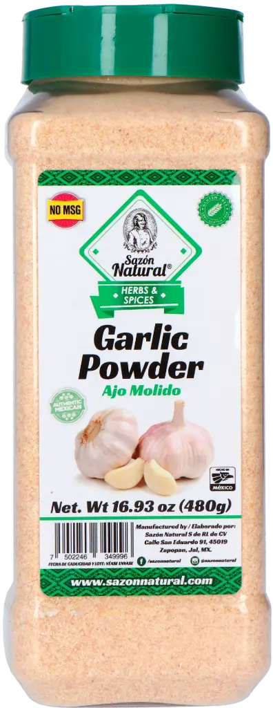 [AJOMOLSAZ 48-480G] AJO MOLIDO SAZON NATURAL 480 G