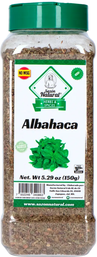 [ALBSAZNAT G-199G] ALBAHACA SAZON NATURAL 199 G