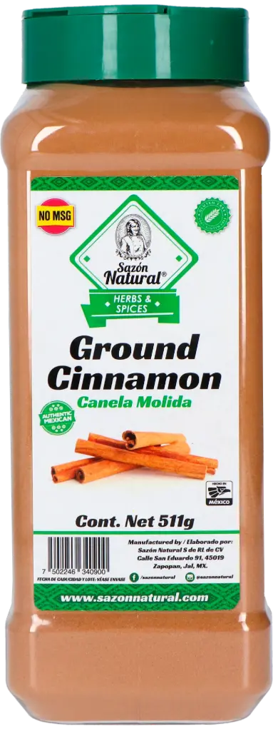 [CANMOLSAZ 51-511G] CANELA MOLIDA SAZON NATURAL 511 G