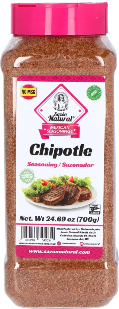[CHICHIMOL NA-550G] CHILE CHIPOTLE MOLIDO SAZON NATURAL 550 G