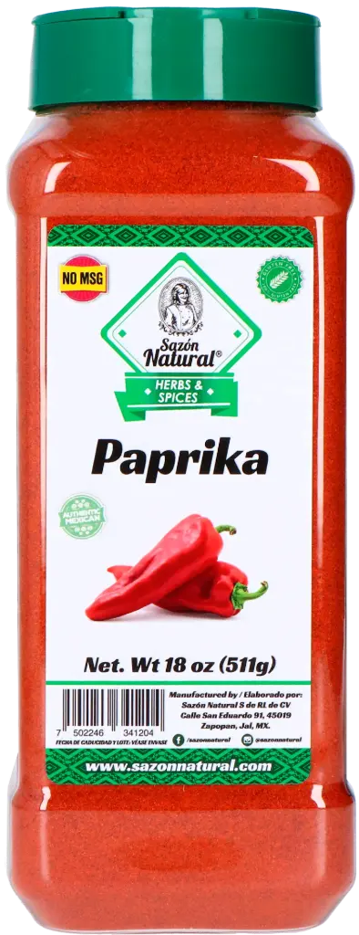 PAPRIKA SAZON NATURAL 511 G