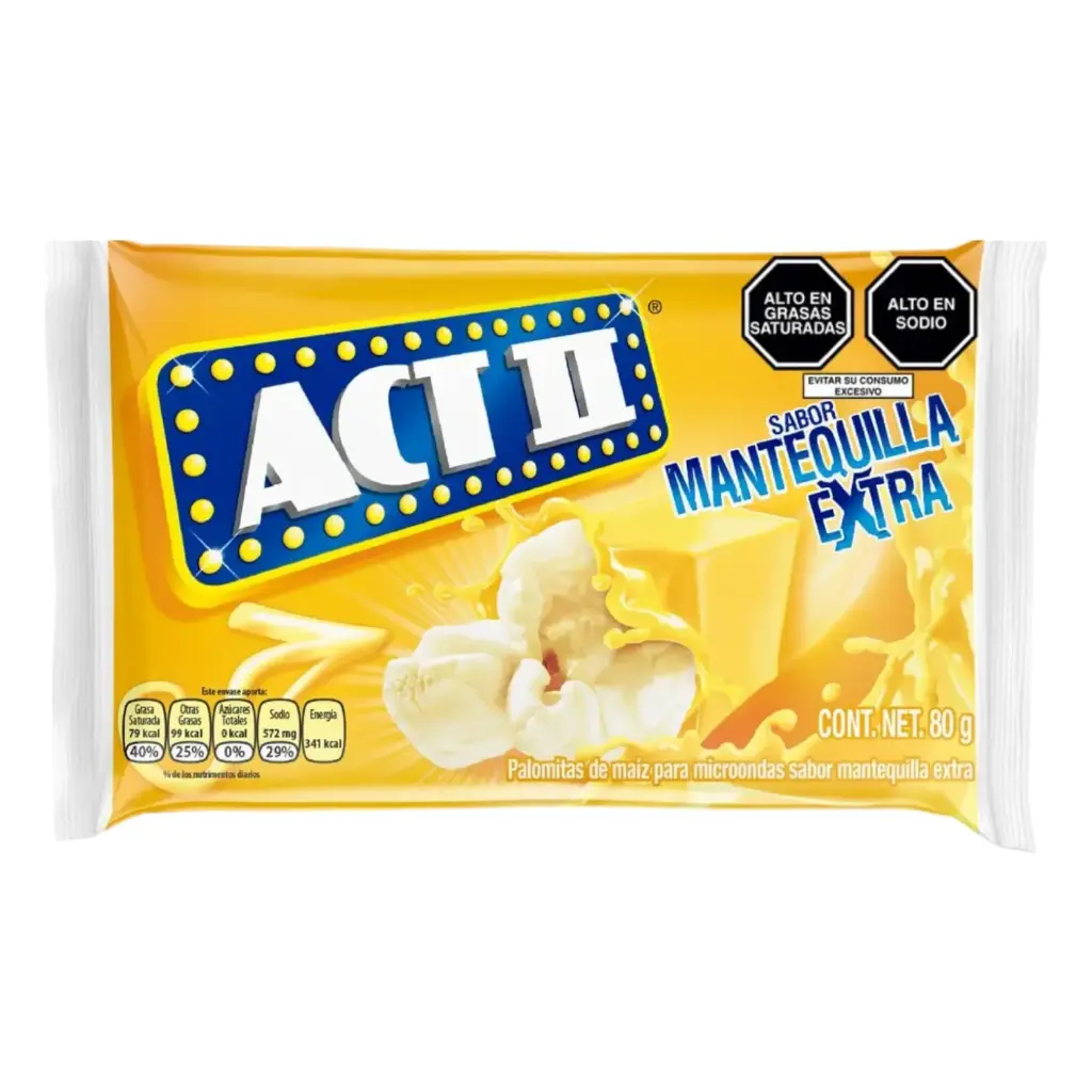 [PALEXTMAN II-80G] PALOMITA EXTRA MANTEQUILLA ACT II 80 GR