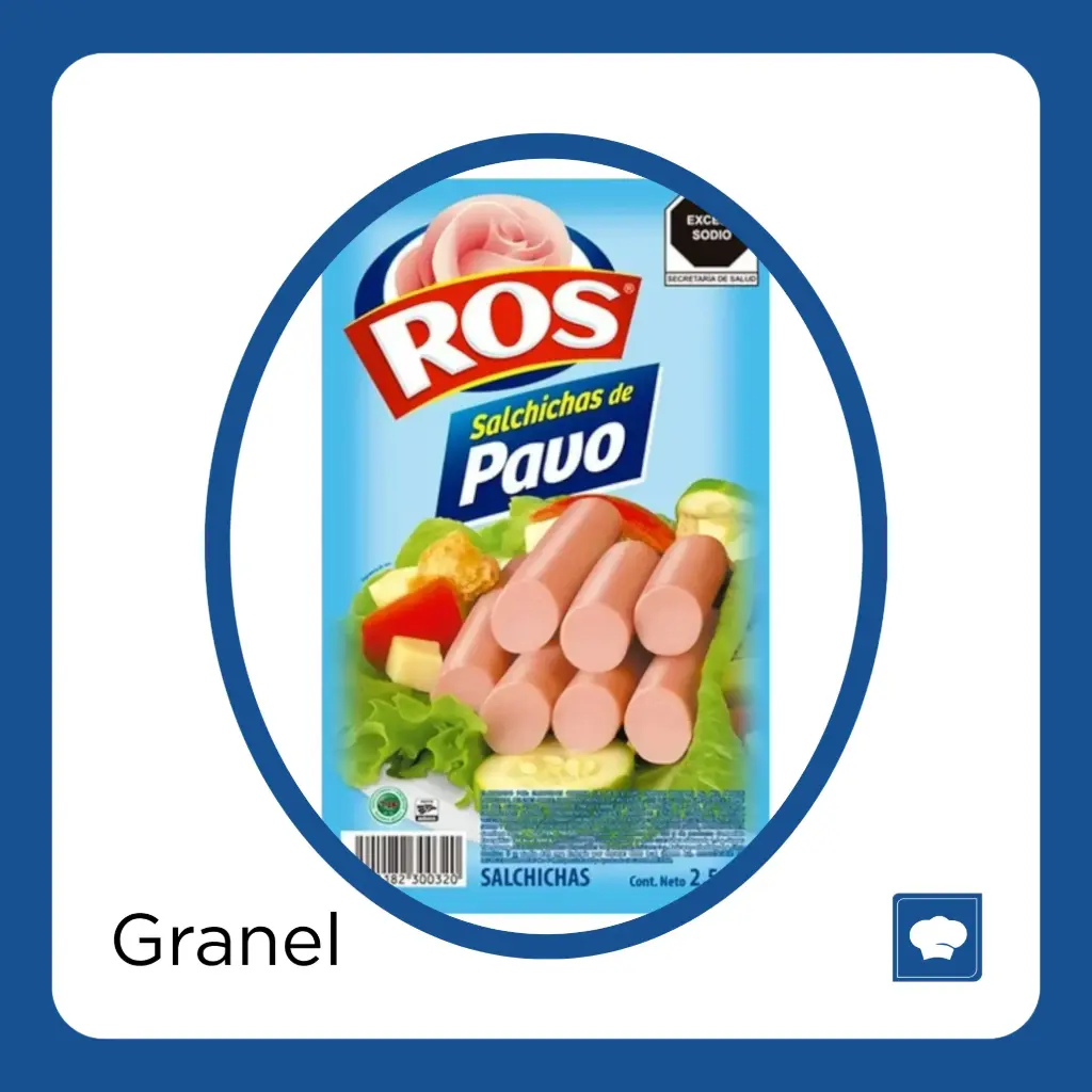 [SALPAVROS KG-KG] SALCHICHA PAVO ROS  KG