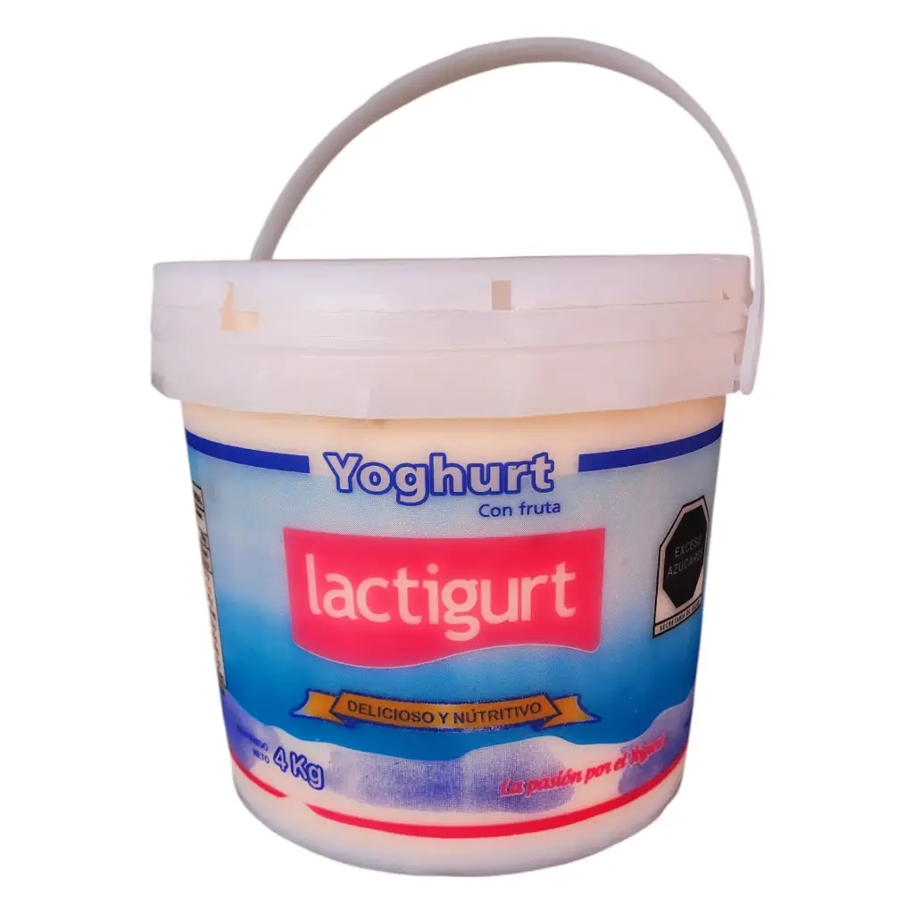 YOGHURT DURAZNO LACTIGURT 4KG