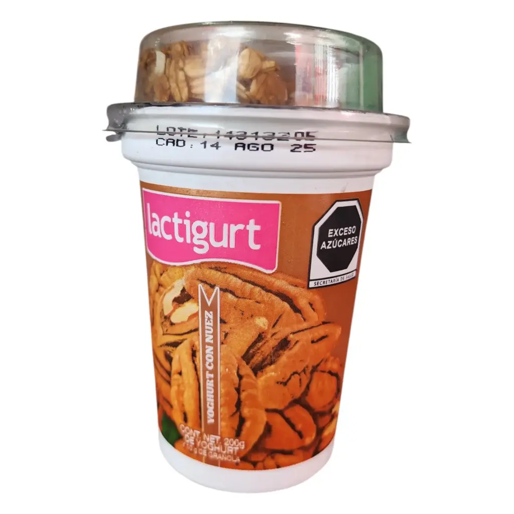 YOGHURT CON GRANOLA DE NUEZ LACTIGURT 200G