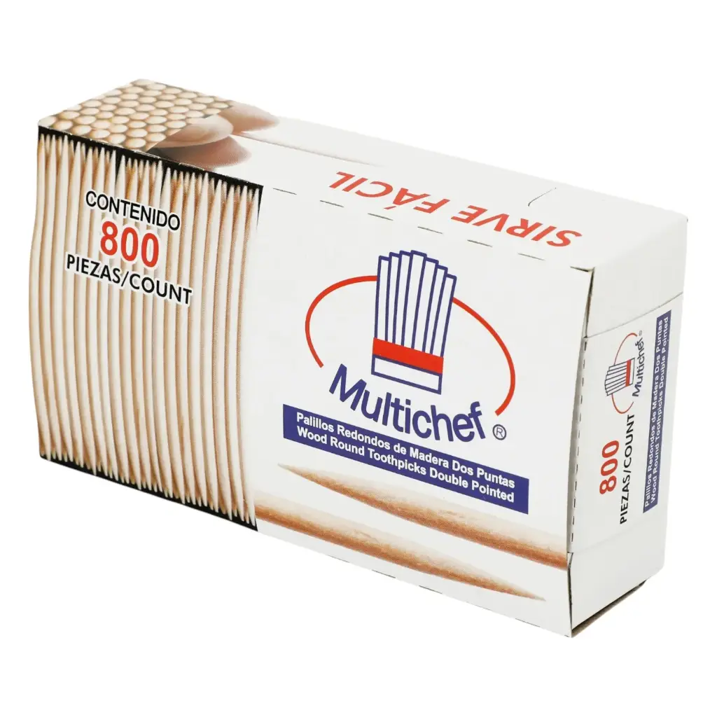 [PALDEDIE BA-800PIEZA] PALILLOS DE DIENTES DE BAMBOO 800 PZ