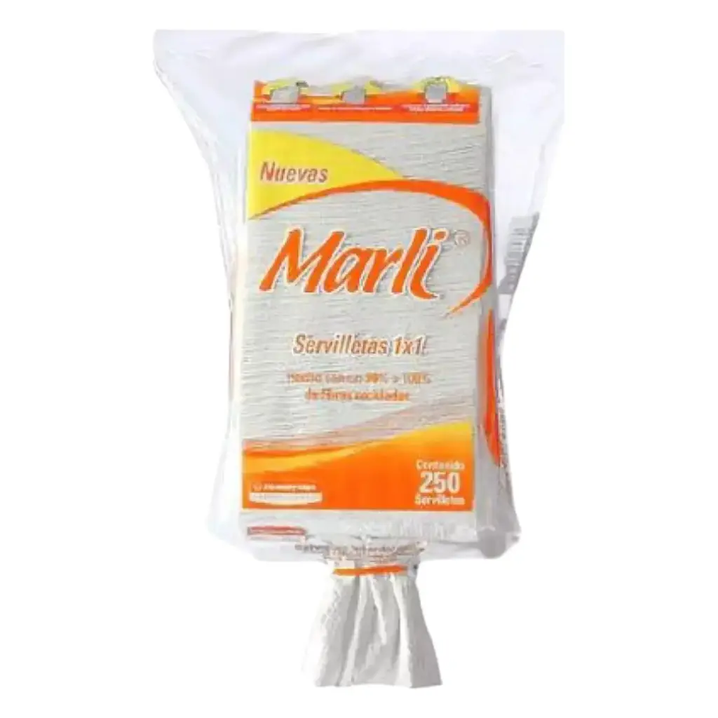 SERVILLETAS MARLI 250 PIEZAS PAQ