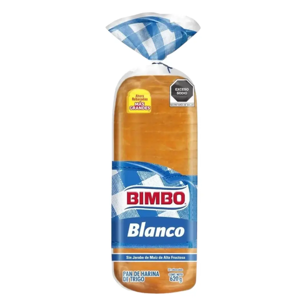 PAN BLANCO BIMBO 620 GR