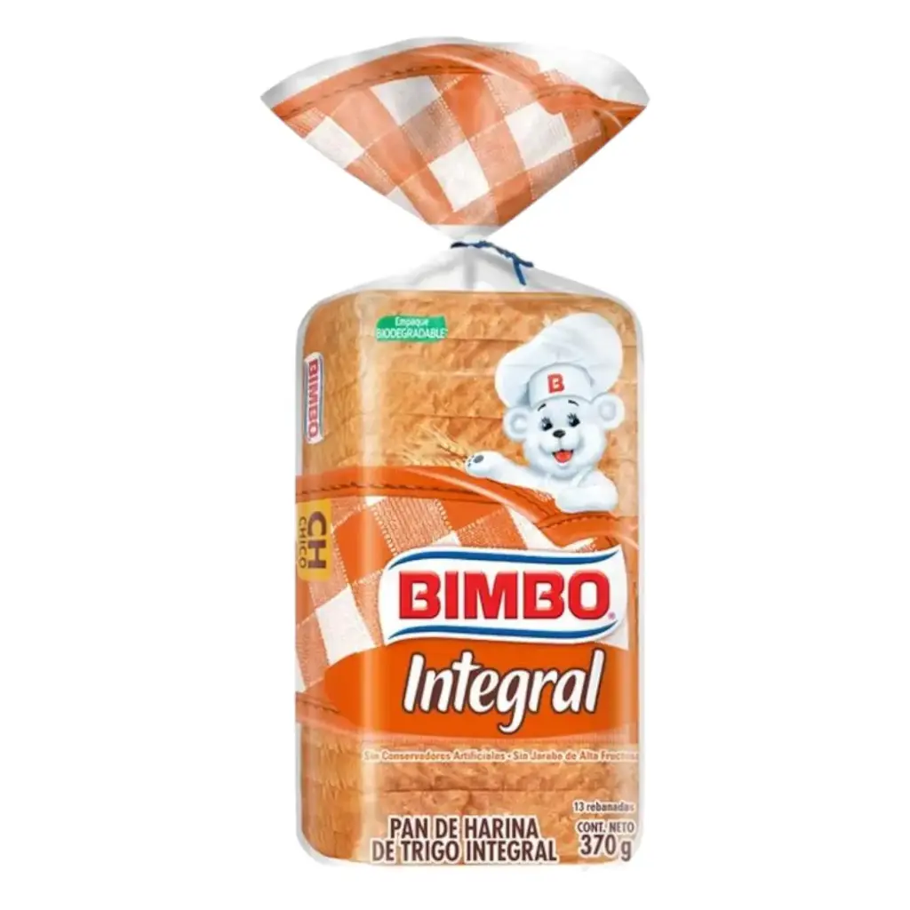 PAN INTEGRAL BIMBO 370 GR
