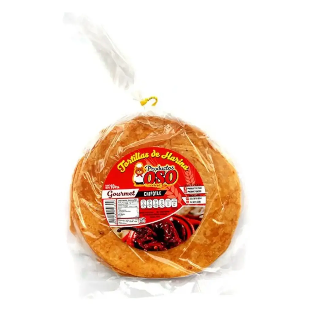 [TOROSOCHI PZ-10PIEZA] TORTILLA OSO CHIPOTLE 10 PZ